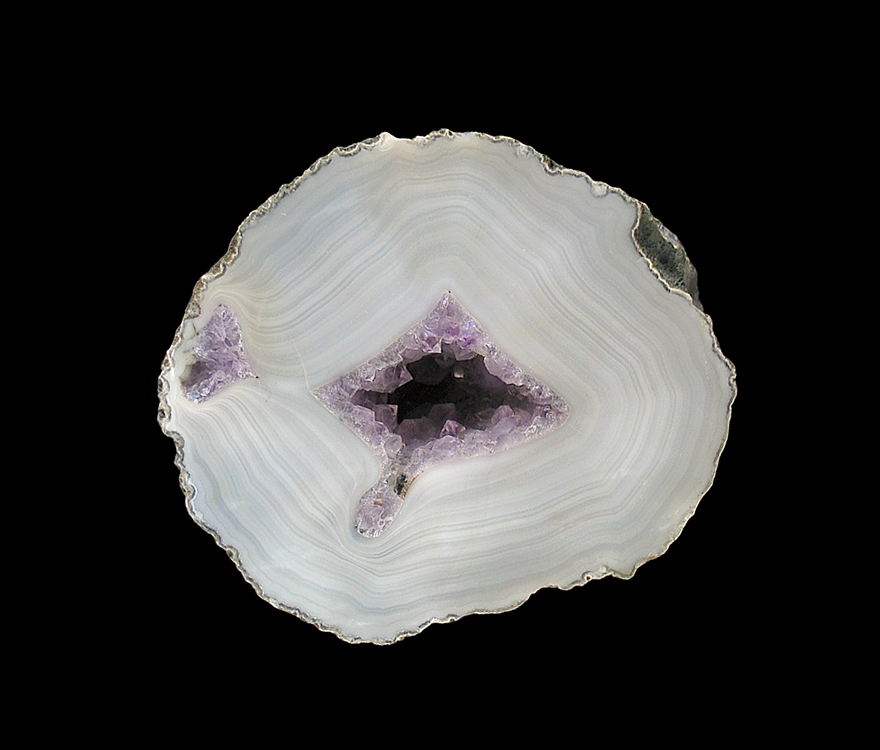 Agate & Amethyst geode, Ametista do Sul, Rio Grande do Sul, Brazil